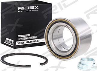 RIDEX 654W0258 - Подшипник ступицы колеса, комплект www.autospares.lv