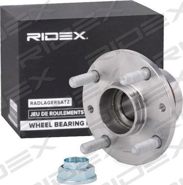 RIDEX 654W0771 - Подшипник ступицы колеса, комплект www.autospares.lv