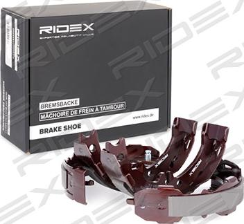 RIDEX 1419B0004 - Комплект тормозов, ручник, парковка www.autospares.lv