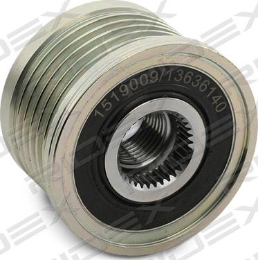 RIDEX 1390F0071 - Шкив генератора, муфта www.autospares.lv