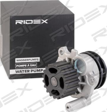 RIDEX 1260W0091 - Water Pump www.autospares.lv