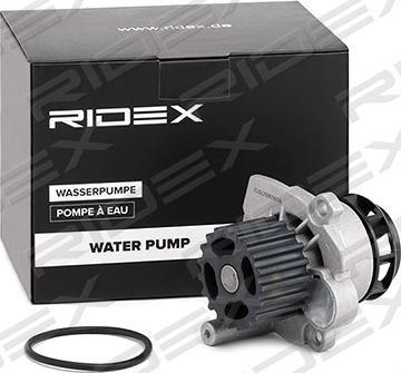 RIDEX 1260W0064 - Water Pump www.autospares.lv