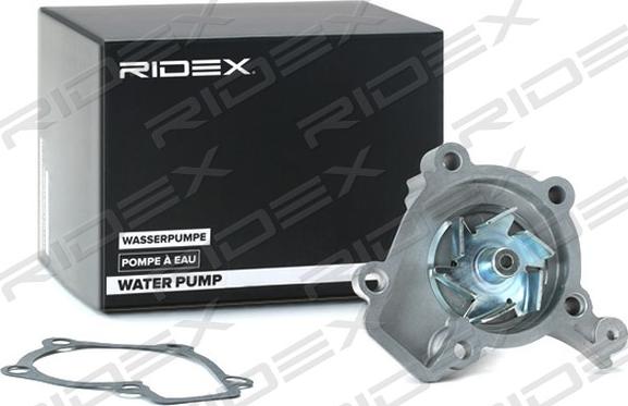 RIDEX 1260W0229 - Водяной насос www.autospares.lv