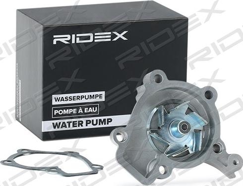 RIDEX 1260W0229 - Водяной насос www.autospares.lv