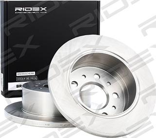 RIDEX 82B0498 - Bremžu diski autospares.lv