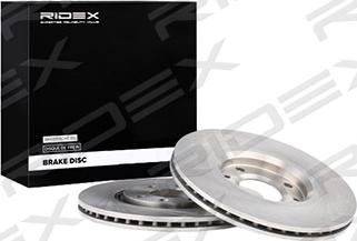 RIDEX 82B0556 - Bremžu diski autospares.lv