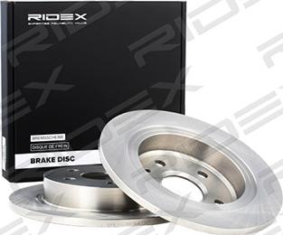 RIDEX 82B0265 - Bremžu diski www.autospares.lv