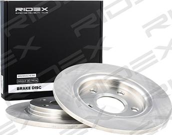 RIDEX 82B0261 - Bremžu diski autospares.lv