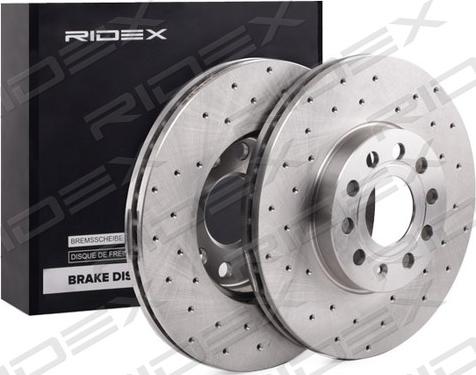 RIDEX 82B1535 - Bremžu diski autospares.lv