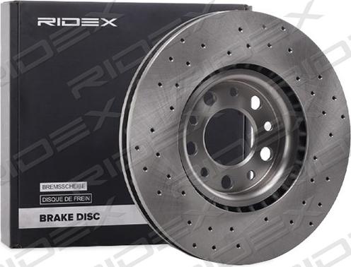 RIDEX 82B1787 - Bremžu diski www.autospares.lv