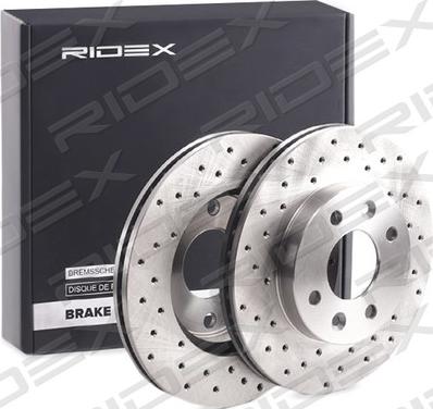 RIDEX 82B2648 - Bremžu diski autospares.lv