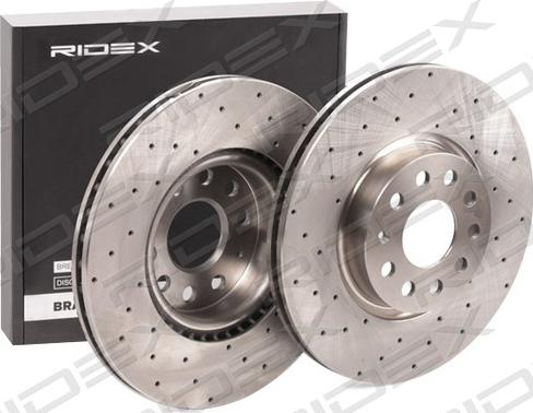 RIDEX 82B2130 - Bremžu diski autospares.lv