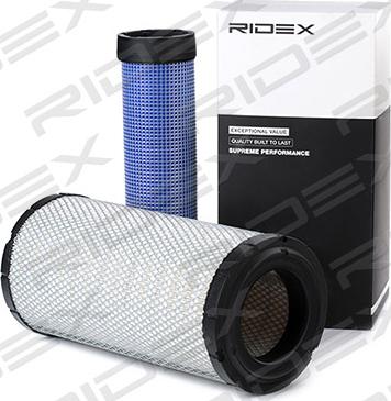 RIDEX 8A0424 - Gaisa filtrs www.autospares.lv