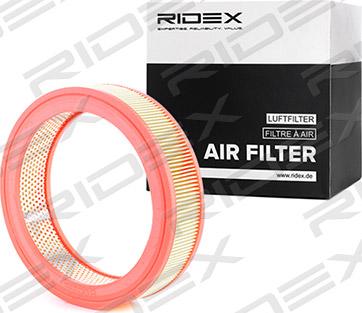 RIDEX 8A0514 - Gaisa filtrs www.autospares.lv