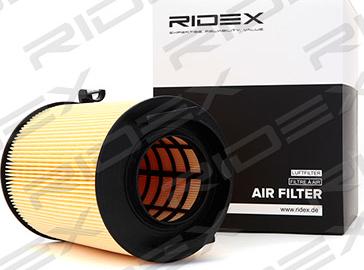 RIDEX 8A0027 - Gaisa filtrs www.autospares.lv