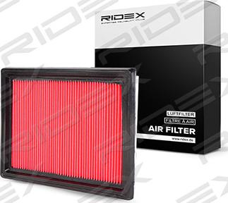 RIDEX 8A0074 - Gaisa filtrs www.autospares.lv