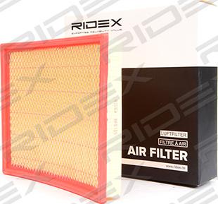 RIDEX 8A0109 - Gaisa filtrs www.autospares.lv