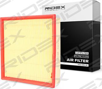 RIDEX 8A0100 - Air Filter, engine www.autospares.lv