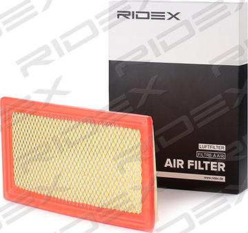 RIDEX 8A0397 - Gaisa filtrs www.autospares.lv