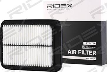 RIDEX 8A0302 - Gaisa filtrs www.autospares.lv