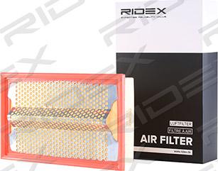 RIDEX 8A0335 - Gaisa filtrs autospares.lv