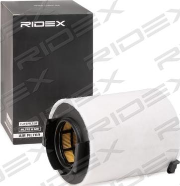 RIDEX 8A0296 - Gaisa filtrs www.autospares.lv