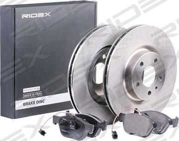 RIDEX 3405B0031 - Bremžu komplekts, Disku bremzes www.autospares.lv