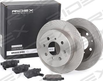 RIDEX 3405B0265 - Bremžu komplekts, Disku bremzes www.autospares.lv