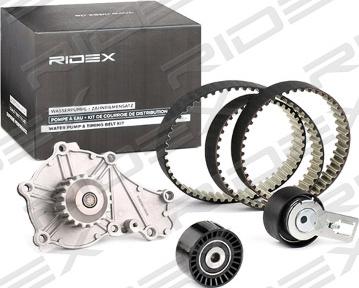 RIDEX 3096W0055 - Ūdenssūknis + Zobsiksnas komplekts www.autospares.lv