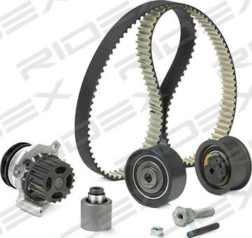 RIDEX 3096W0056 - Водяной насос + комплект зубчатого ремня ГРМ www.autospares.lv