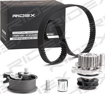 RIDEX 3096W0184 - Water Pump & Timing Belt Set www.autospares.lv