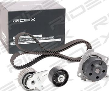 RIDEX 3096W0127 - Водяной насос + комплект зубчатого ремня ГРМ www.autospares.lv