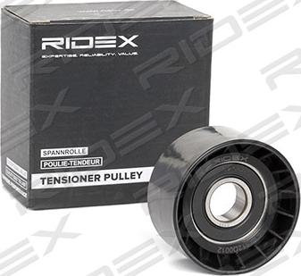 RIDEX 312D0012 - Ролик, поликлиновый ремень www.autospares.lv