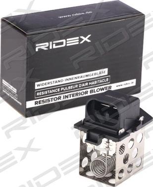 RIDEX 2975R0045 - Rezistors, Salona ventilators www.autospares.lv