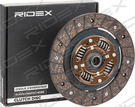 RIDEX 262C0004 - Диск сцепления, фрикцион www.autospares.lv