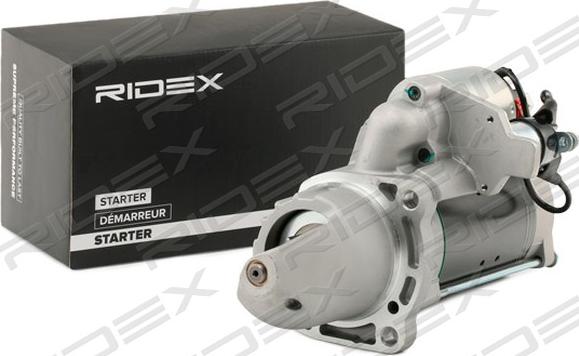 RIDEX 2S0442 - Стартер www.autospares.lv