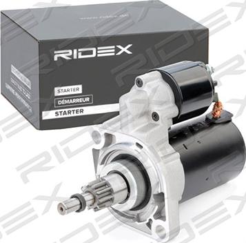 RIDEX 2S0054 - Стартер www.autospares.lv