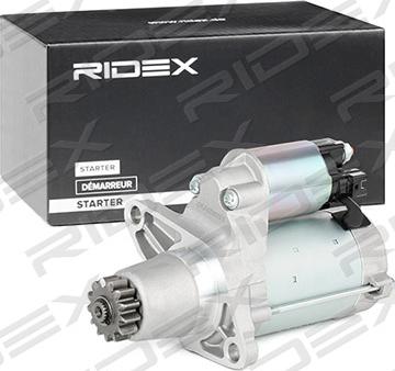 RIDEX 2S0076 - Стартер www.autospares.lv