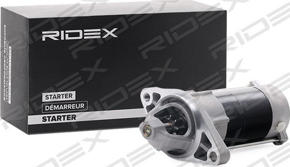 RIDEX 2S0398 - Стартер www.autospares.lv