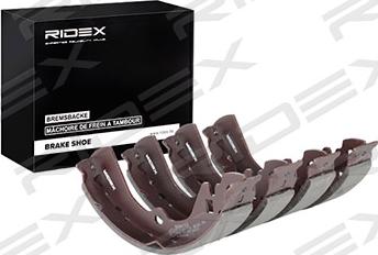 RIDEX 70B0049 - Brake Shoe Set www.autospares.lv