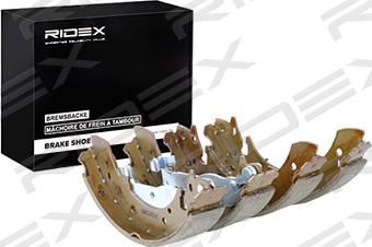 RIDEX 70B0064 - Brake Shoe Set www.autospares.lv