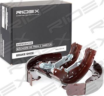 RIDEX 70B0072 - Brake Shoe Set www.autospares.lv