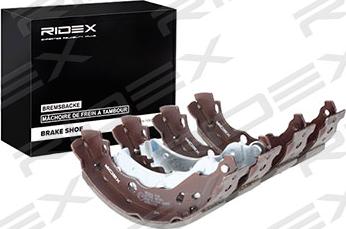 RIDEX 70B0124 - Brake Shoe Set www.autospares.lv