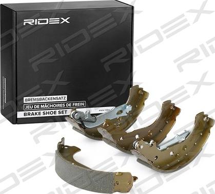 RIDEX 70B0297 - Brake Shoe Set www.autospares.lv