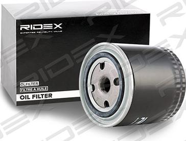 RIDEX 7O0098 - Oil Filter www.autospares.lv