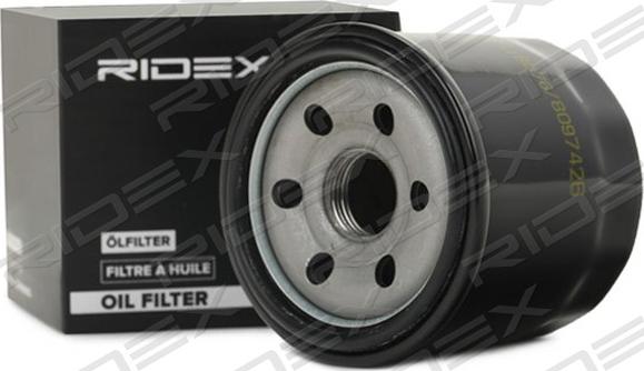 RIDEX 7O0053 - Масляный фильтр www.autospares.lv