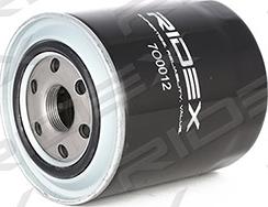 RIDEX 7O0012 - Oil Filter www.autospares.lv