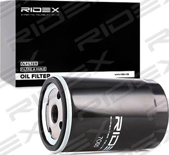 RIDEX 7O0081 - Eļļas filtrs www.autospares.lv