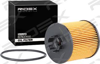 RIDEX 7O0082 - Oil Filter www.autospares.lv