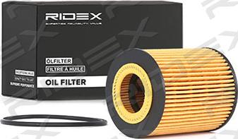 RIDEX 7O0144 - Eļļas filtrs www.autospares.lv